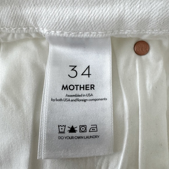 Anthropologie Mother Mid Rise Dazzler Ankle Fairest Of Them All Jeans Size 34 - Picture 10 of 12